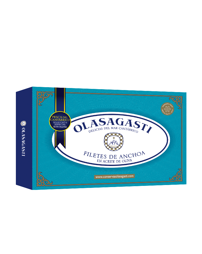 Anchovy fillets in olive oil 120 g / 6 units
