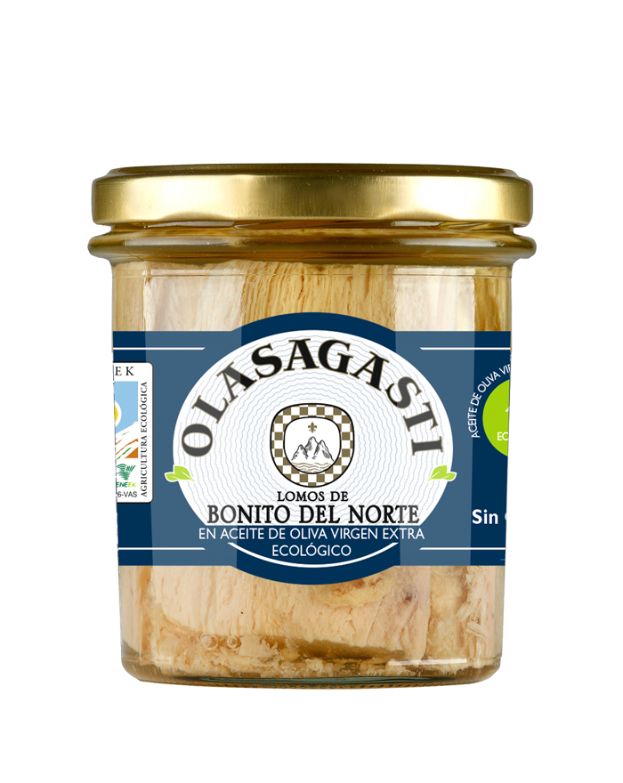 White tuna - Bonito del Norte fillets in organic extra virgin olive oil 315 g / 6 units